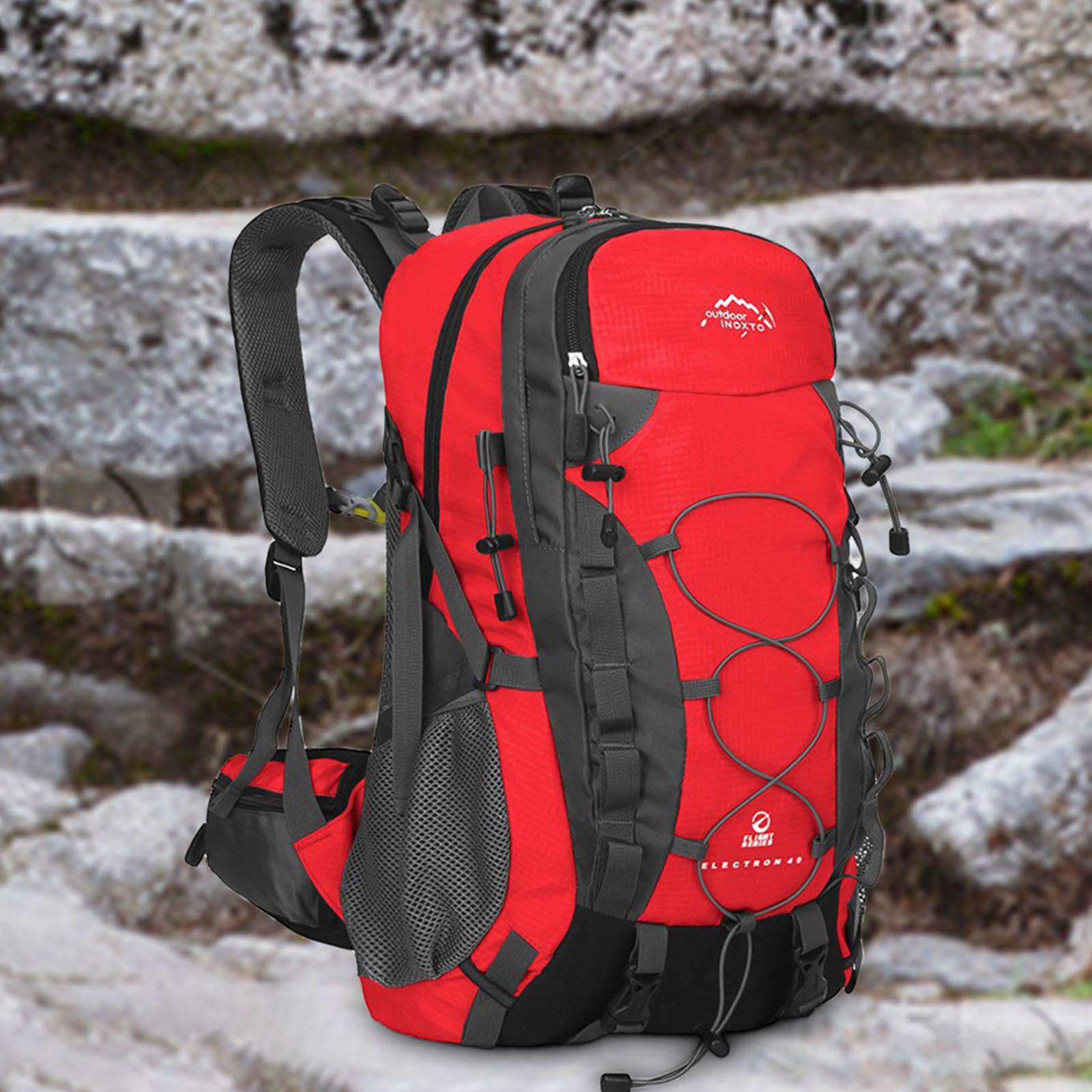 Hiking Rucksack Back Pack Mountaineering Backpack for Hunting Hiking Touring Red