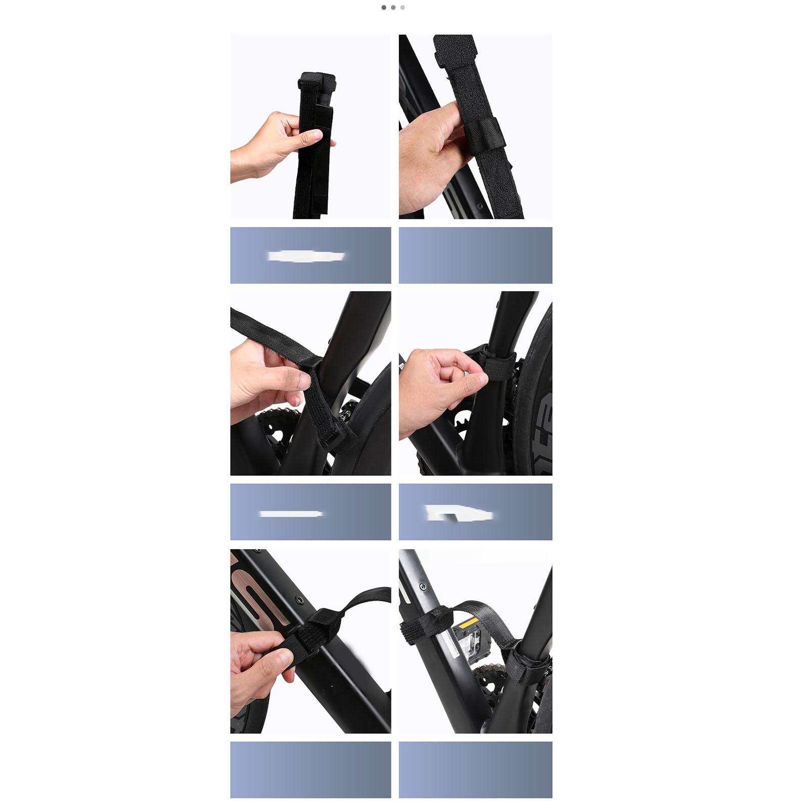 2xMountain Bike Little Lifter Folding Bike Handle Strap Bicycle Carrying Strap