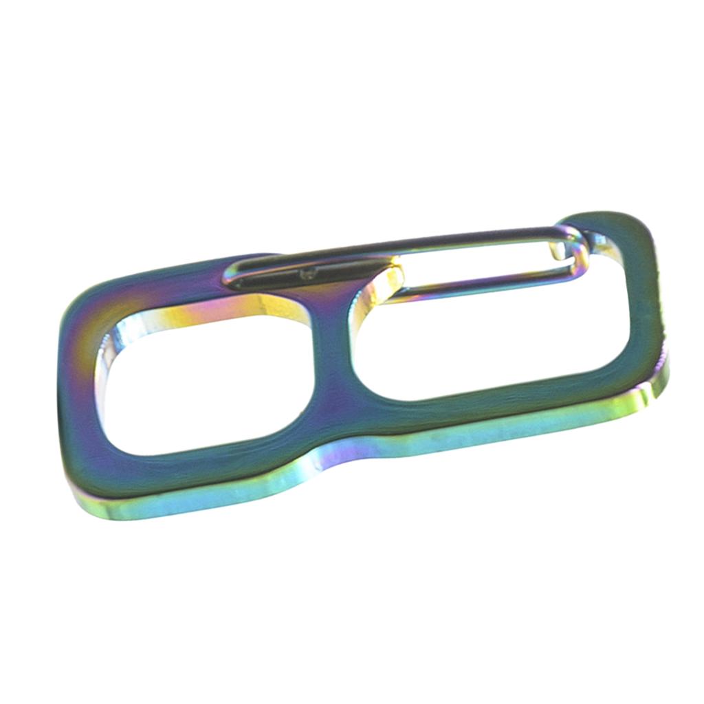 420 Stainless Steel Carabiner Spring Snap Hook Keychain for Camping Hiking