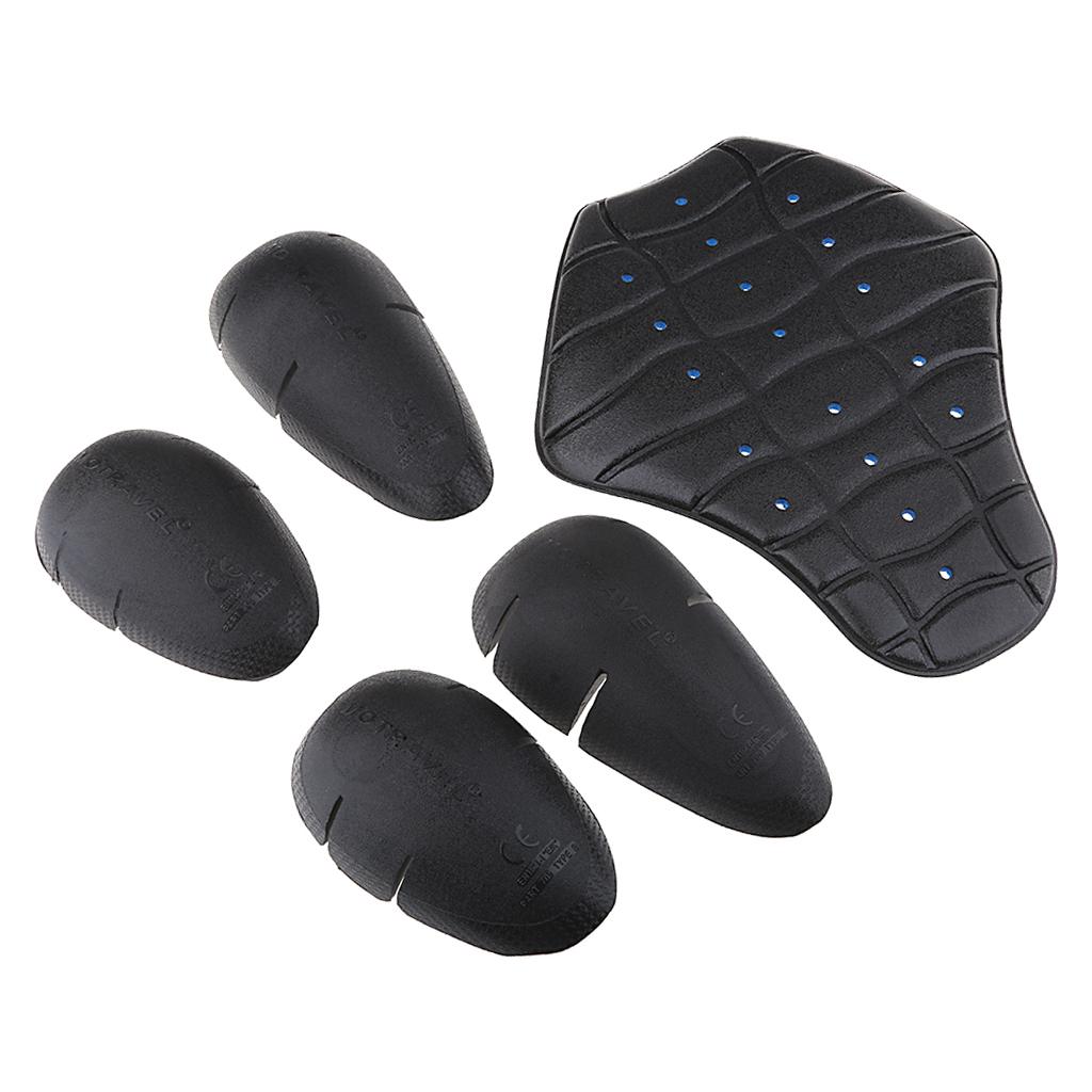 Motorcycle Riding Detachable Armor Shoulder & Knee & Back Protection Pads