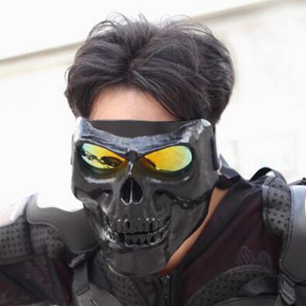Motorcycle Goggles Helmet Mask Motocross Skull Windproof Glasses