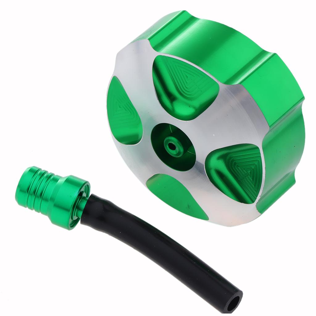 CNC Motorcycles Fuel Tank Gas Cap Cover for Yamaha  Green