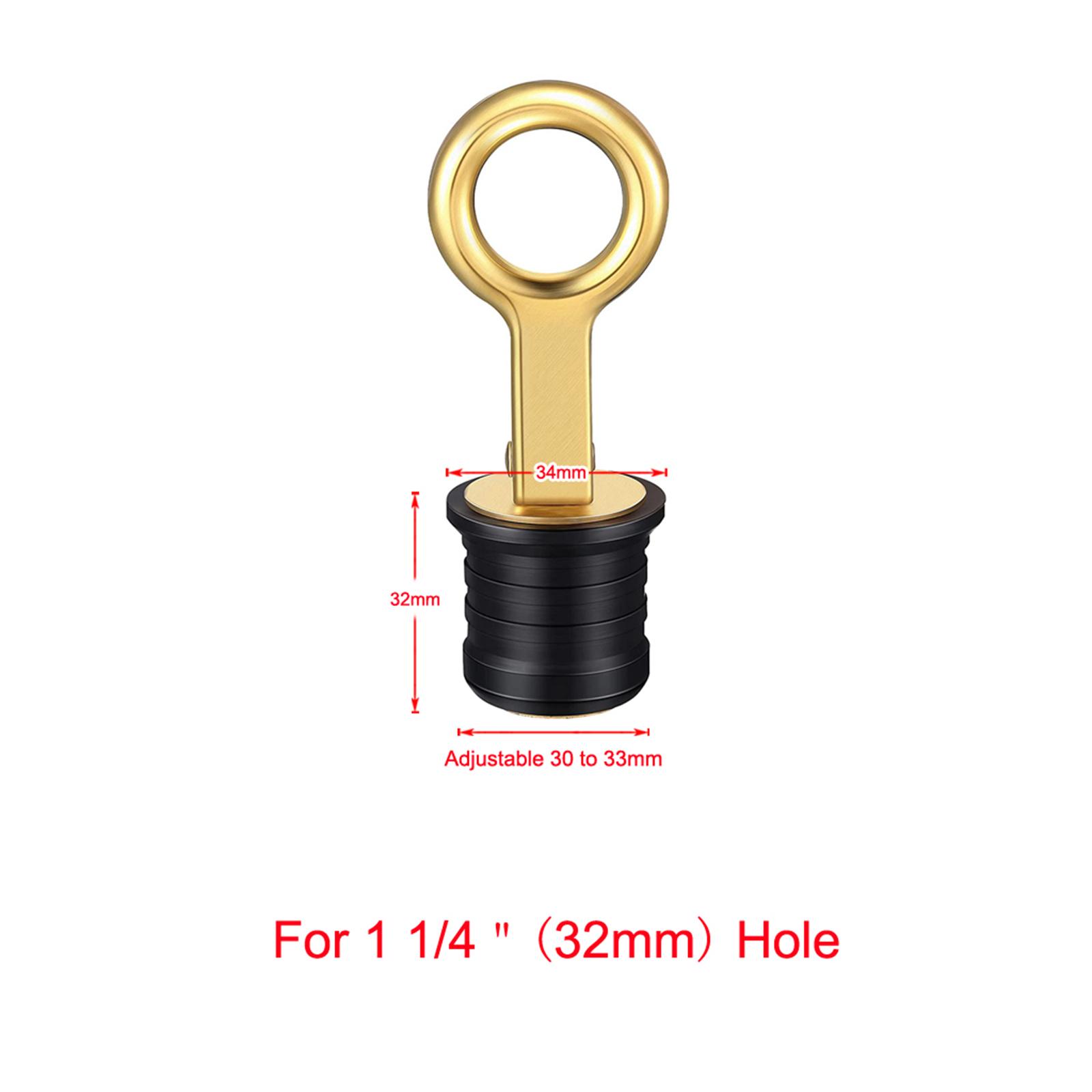 Marine Boat Drain Plug Brass Handle Direct Replaces Accessories 32mm