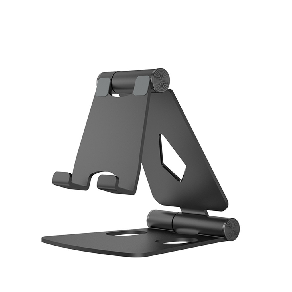 Mobile phone lazy bracket mobile phone frame flat Bifold Black