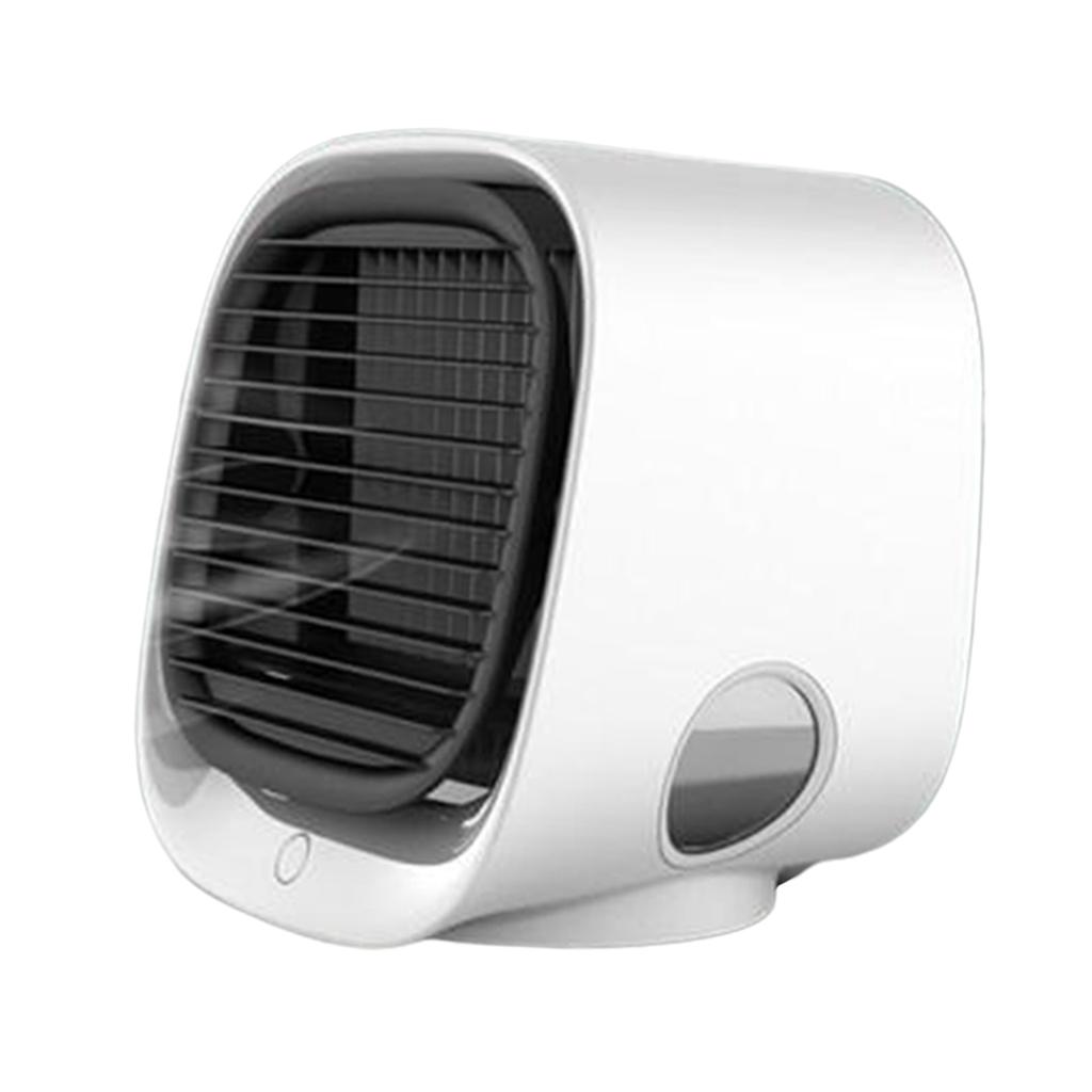 Portable Evaporative Air Cooler Fan Cooling Air Conditioner Humidifier White