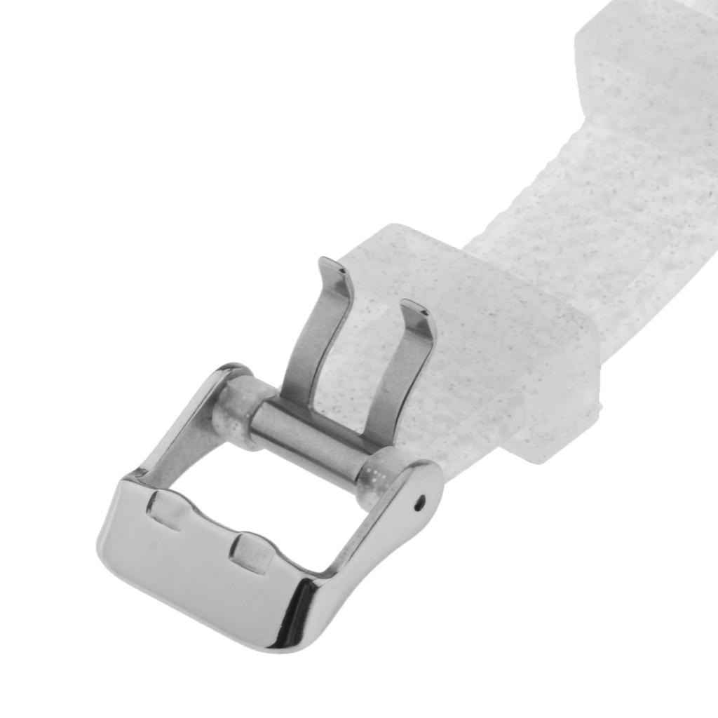 20mm Replacement Silicone Band Watchband for Xiaomi Mi Band 5 Silver