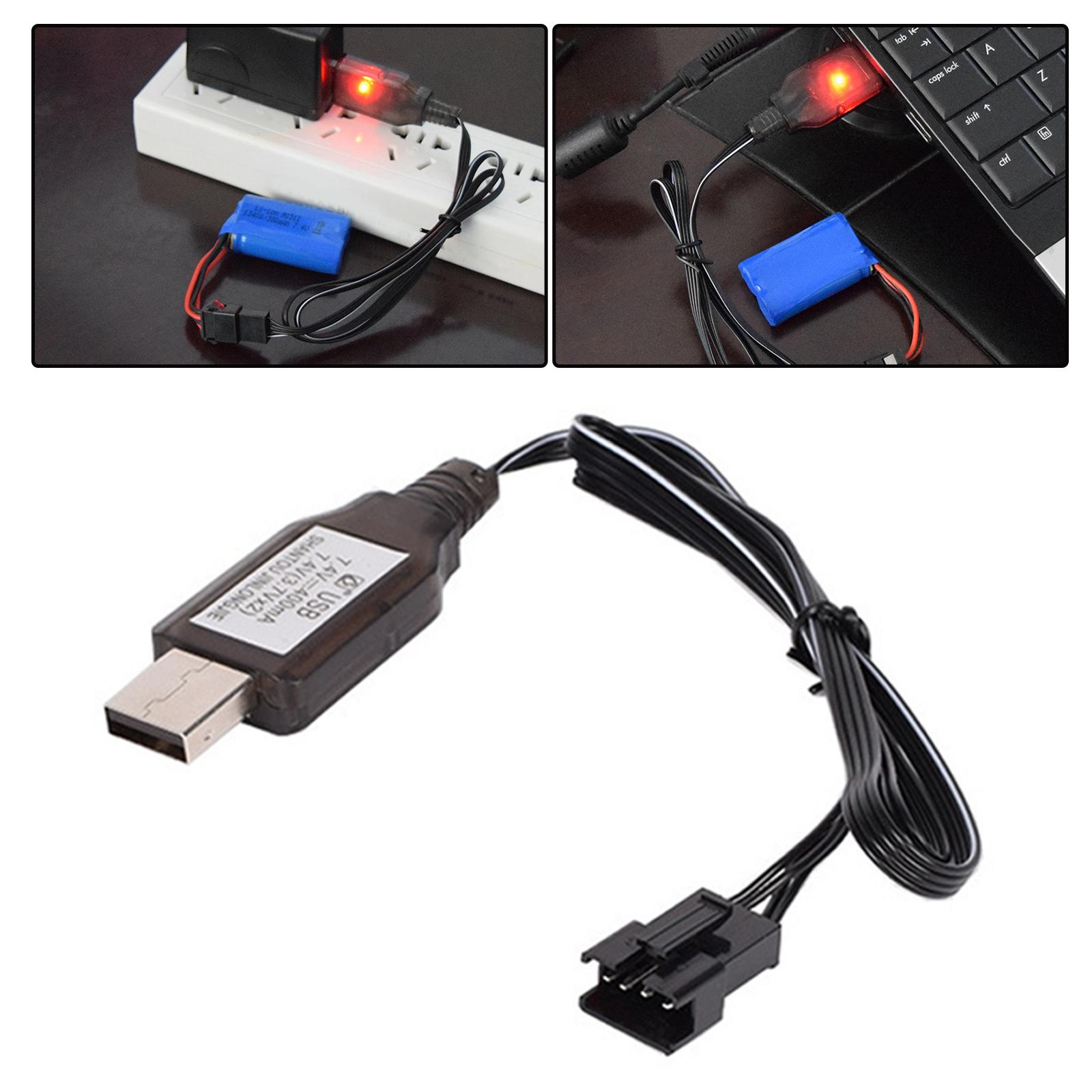 SM-4P USB Charging Cable Battery Accessories Overcharge Protection DC5V