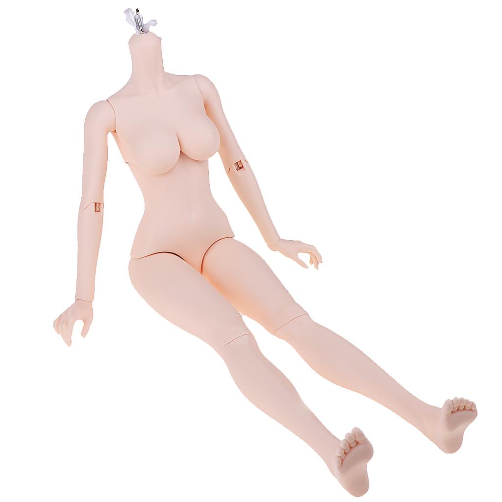 1 3 BJD Girl Doll Doll Big Bust Body Parti del corpo fai da te Plastica di 1 3 BJD Girl Doll Doll Big Bust Body Parti del corpo fai da te Plastica di