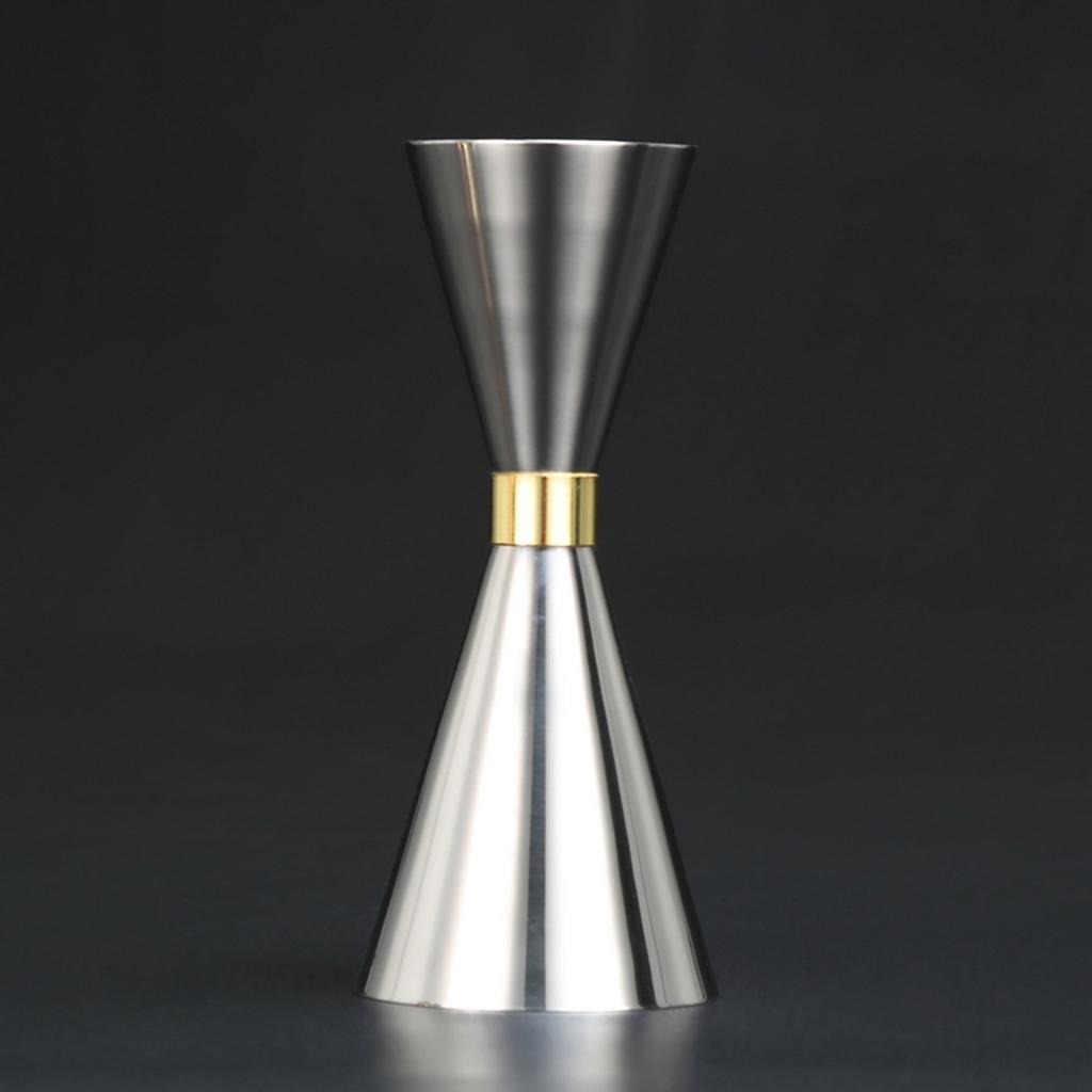 Stainless Steel Double Jigger Bar Shot Glass Wine Measuring Cup 5 Sizes