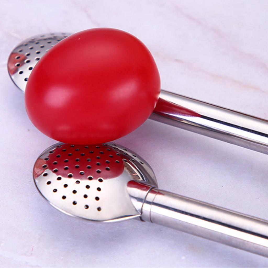 Stainless Steel Yerba Mate Straw Spoon Bombilla Tea Strainer Colander-Purple