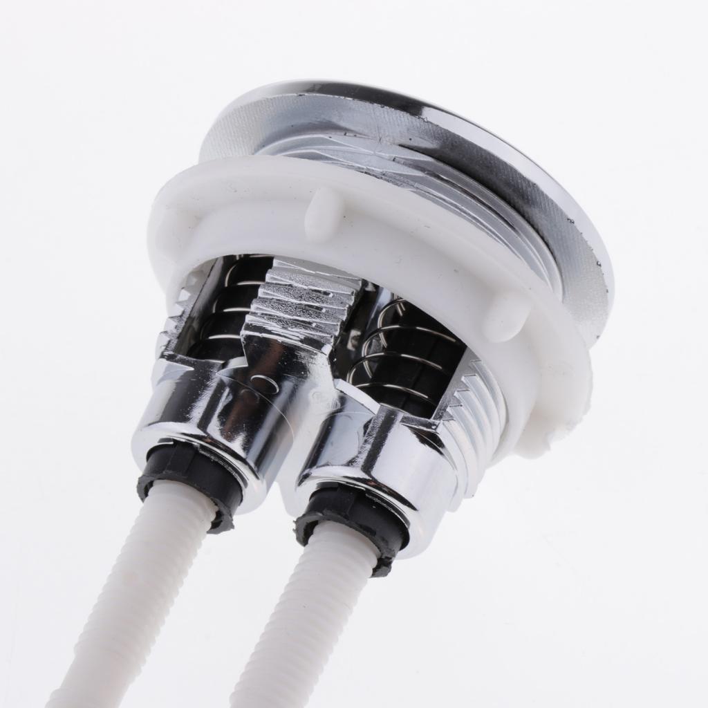 2xToilet Button Toilet Tank Button Replacement For Home Bathroom Toilet 38mm