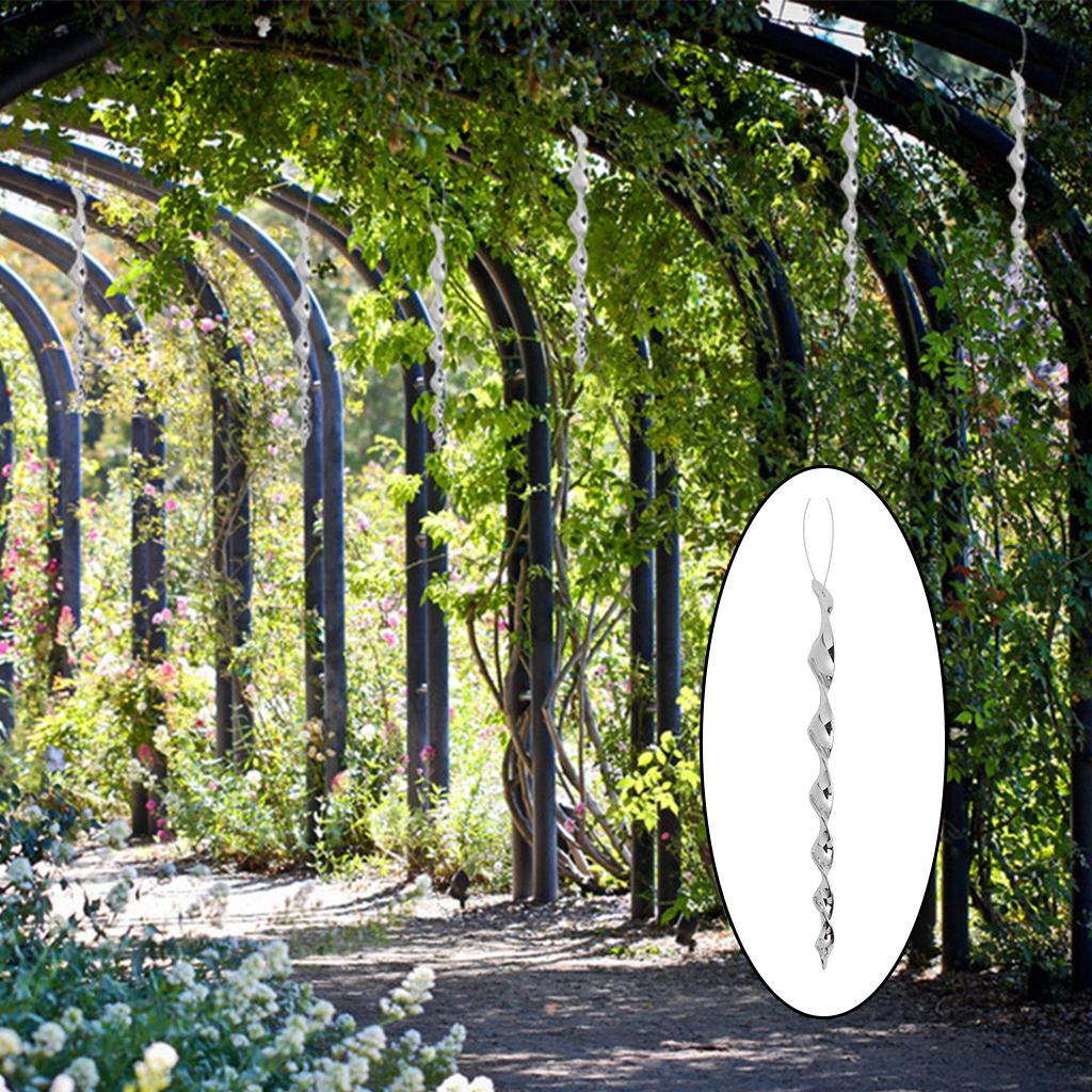 2xBird Scare Rods Bird Repeller for Pest Agricultural Garden Sparrows A