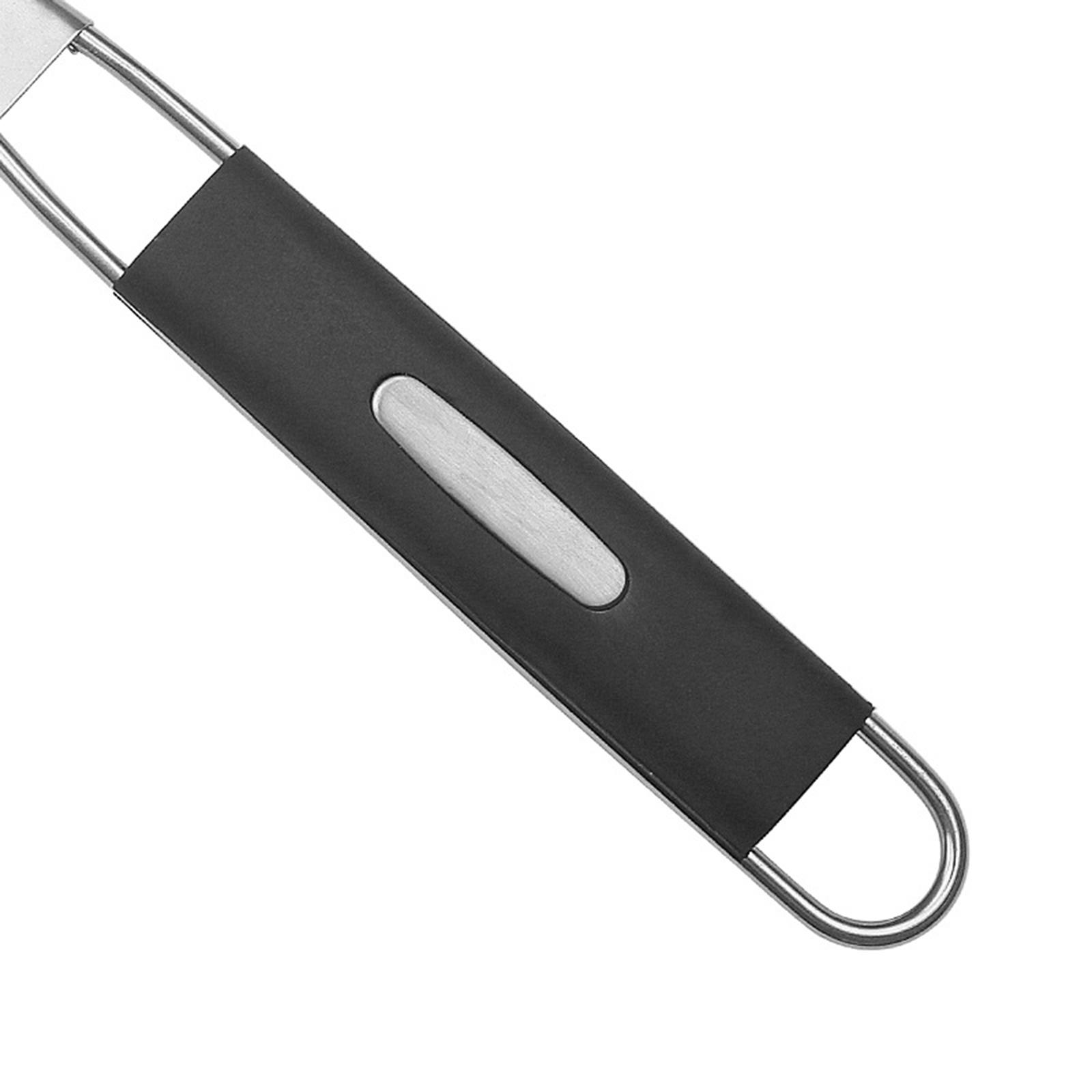 2xMetal Pizza Peel with Folding Handle Professional for Kitchen Pastry Home