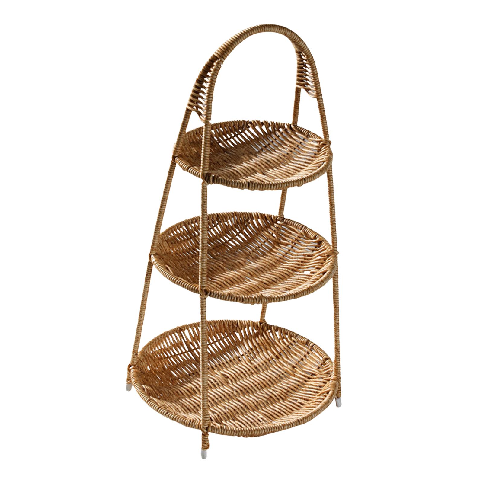 Weaving Basket Rack