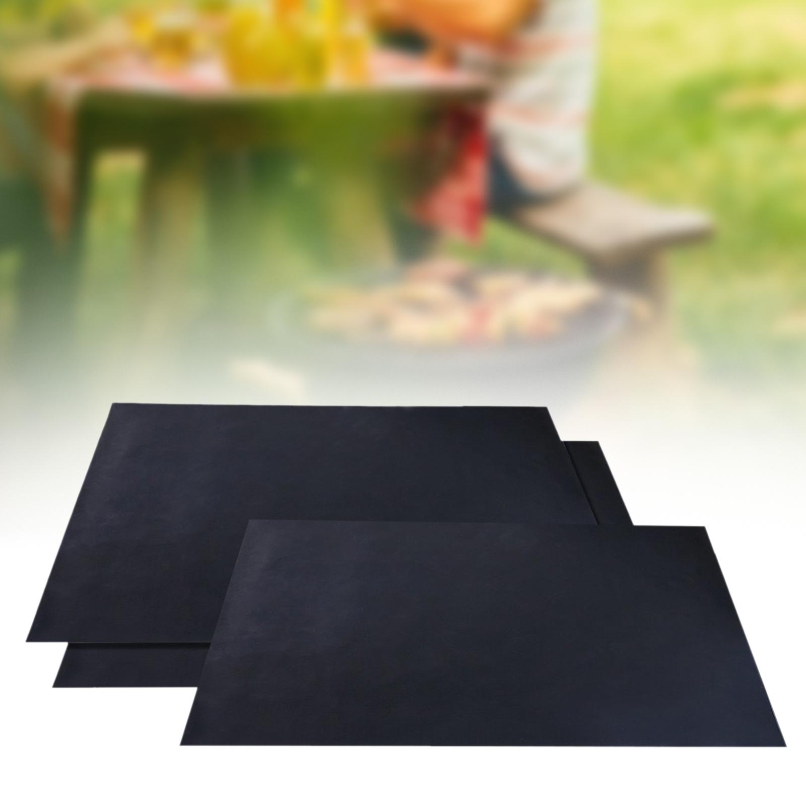 3x Oven Liner Nonstick Barbecue Grilling Accessories for Camping Pastry