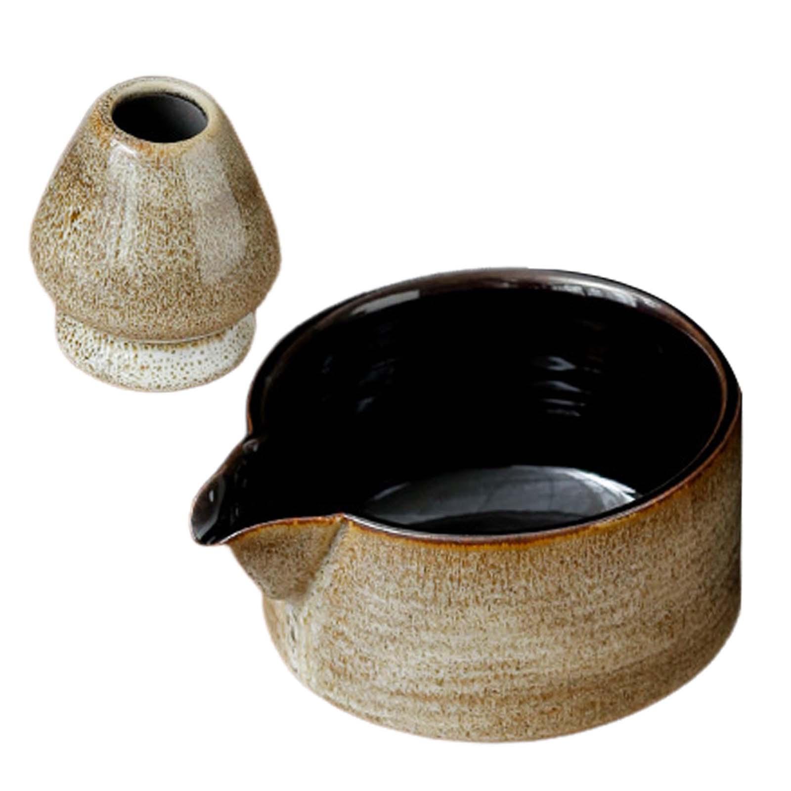 2Pcs Handmade Modern Ceramic Japanese Tea Ceremony for Tea Lovers White