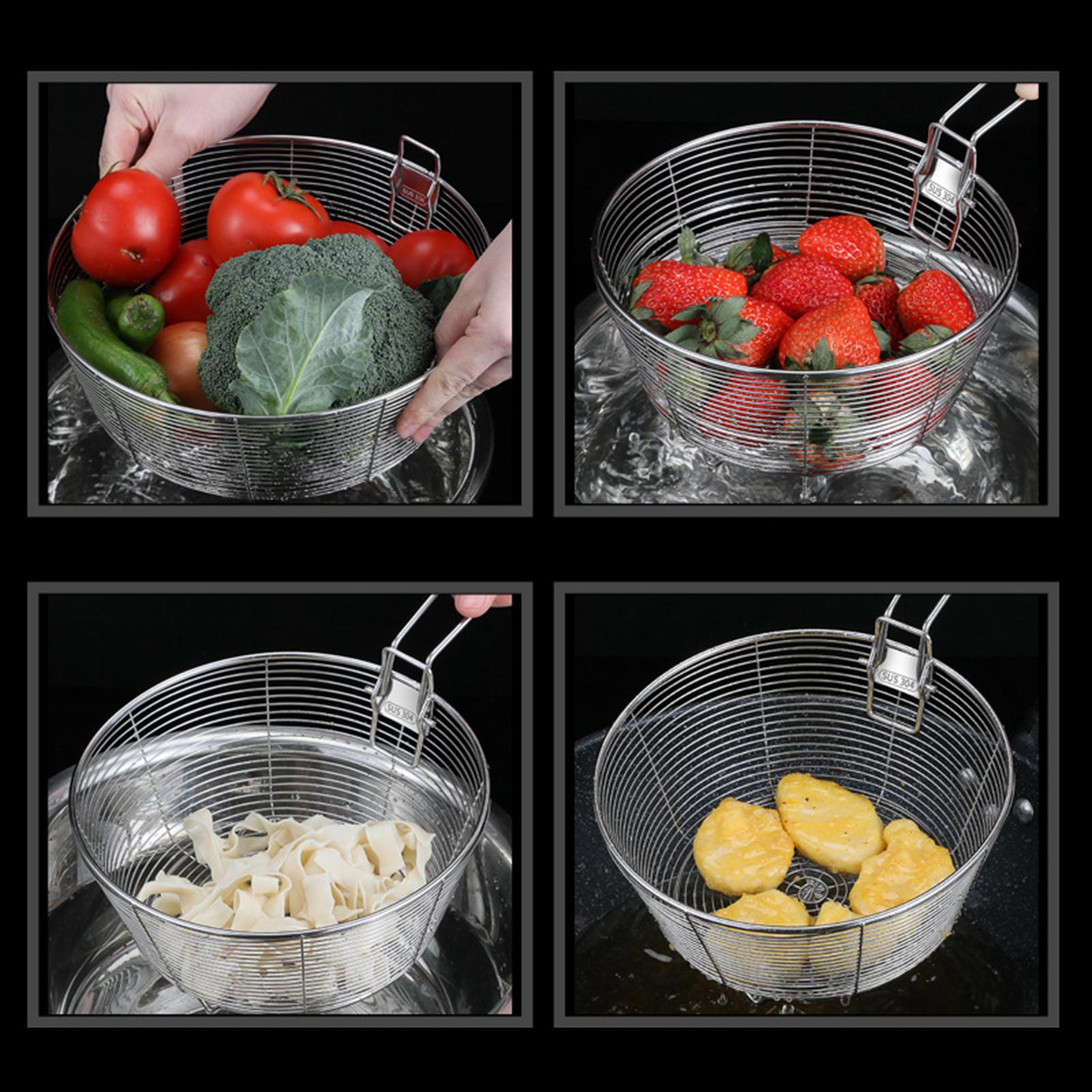 Noodle Colander Draining Food Strainer for Noodles Kitchen Utensil Salads