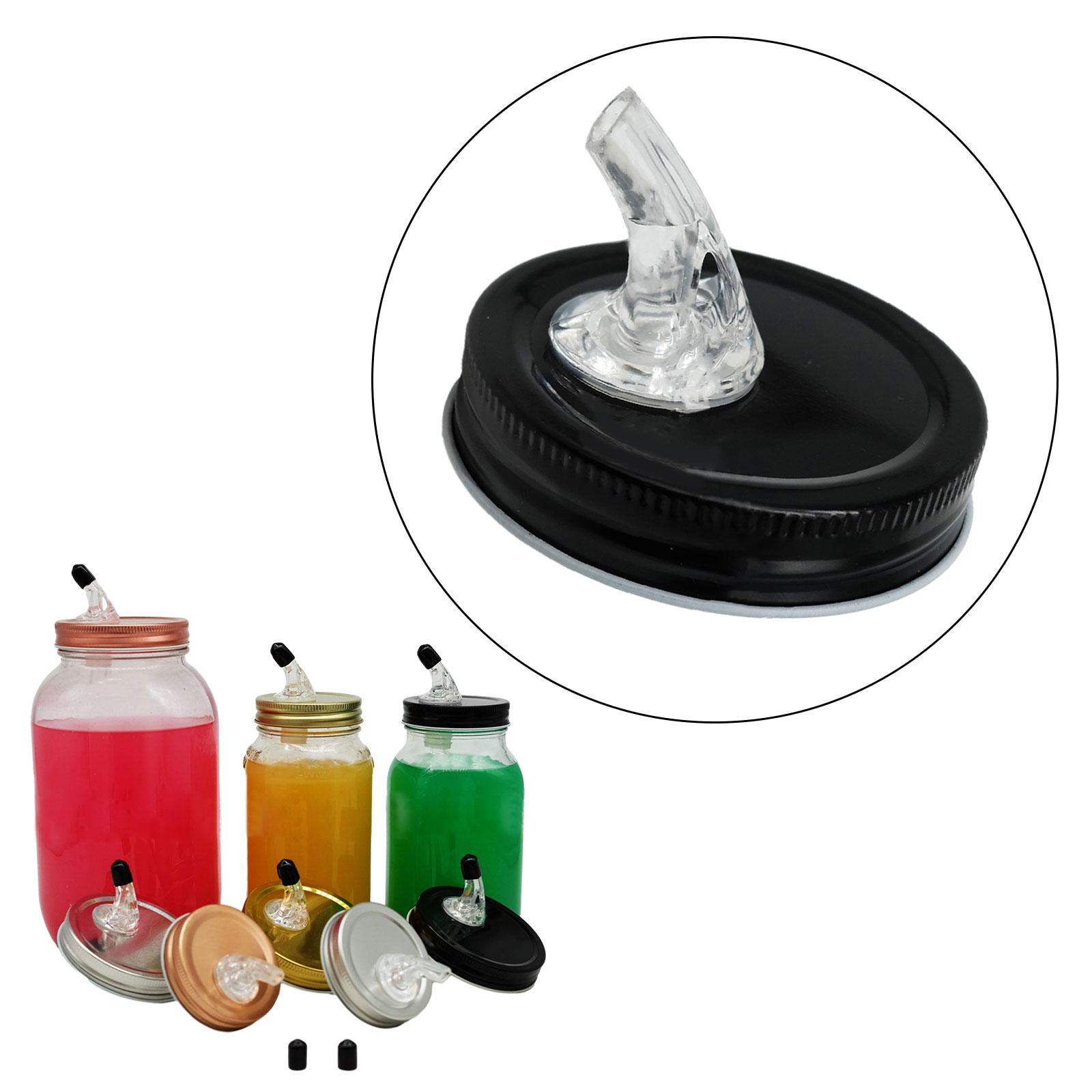 Bottle Pourer Creative Cocktail Tool Oil Bottle Mouth Oil Dispenser Black