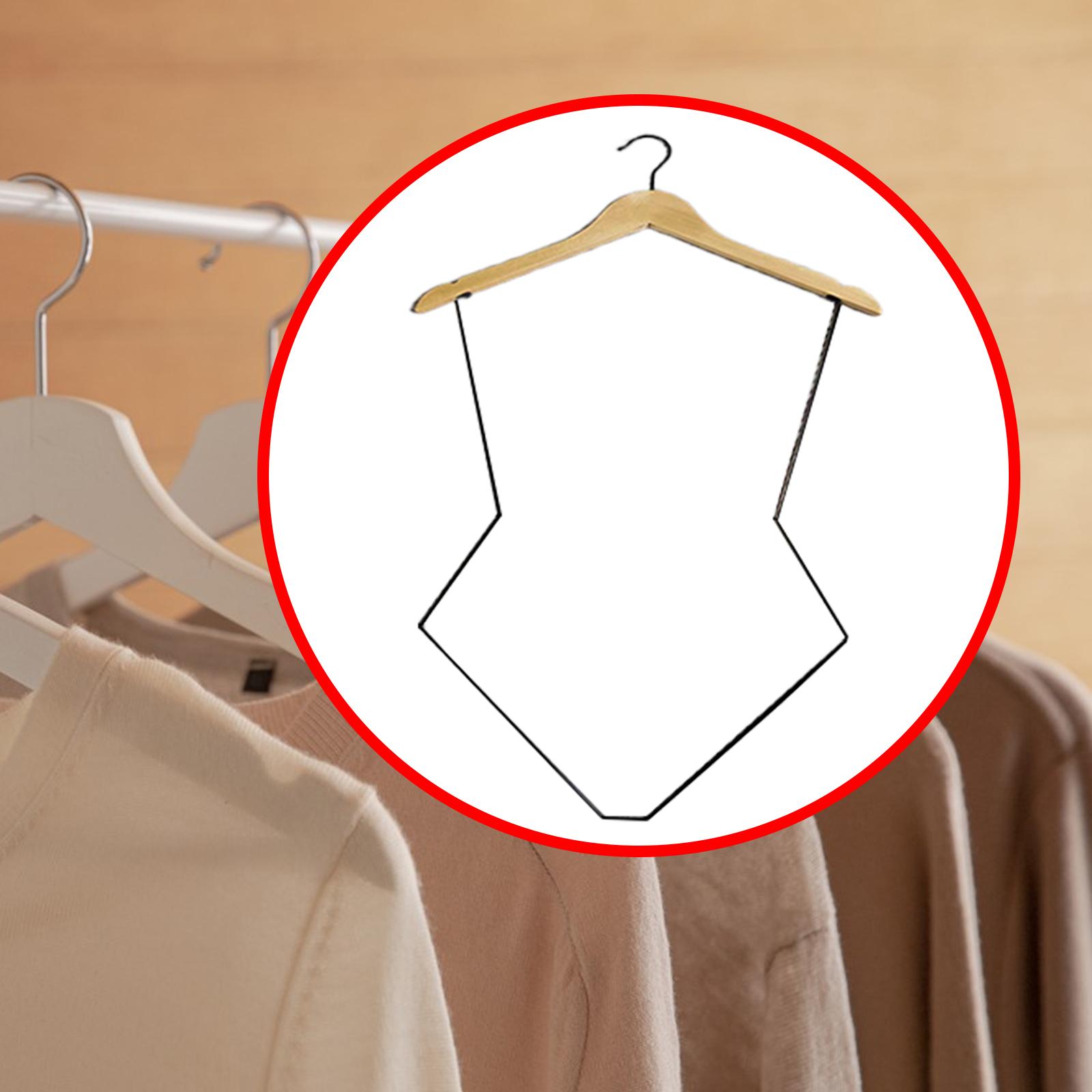 Lingerie Hanger Metal Display Hanger Swimsuit Hanger for Coat Clothes Closet