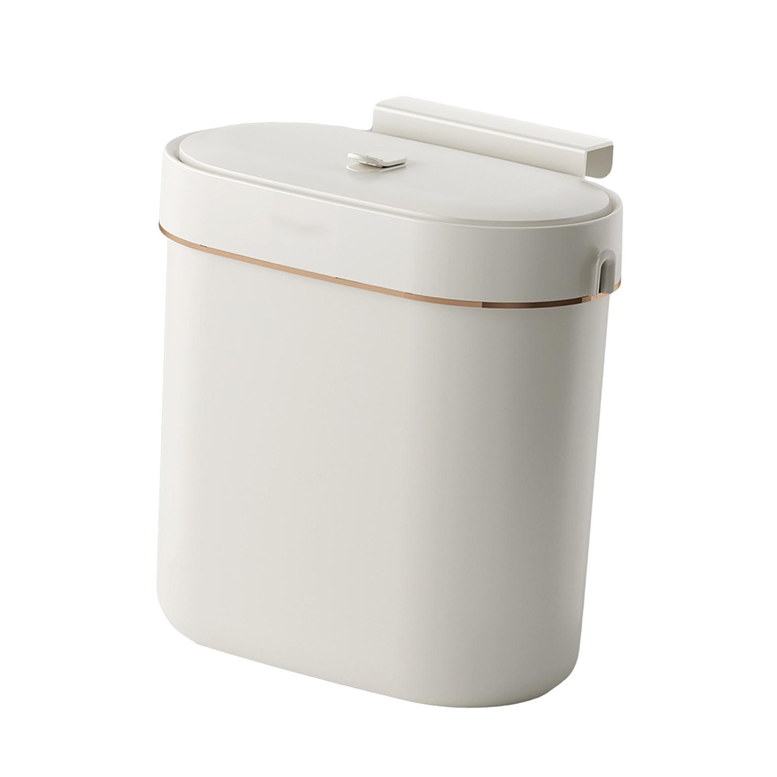 Hanging Trash Can Covered