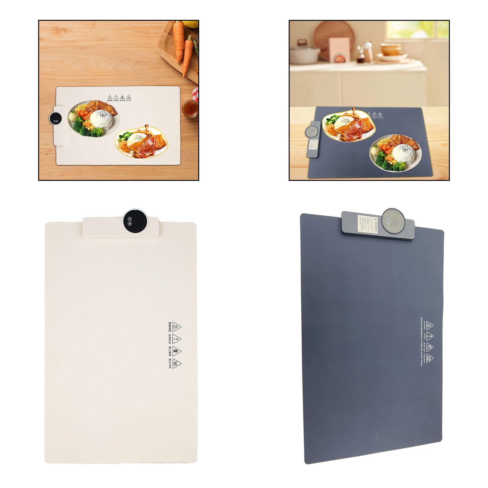 Electric Warming Tray Portable Multifunctional for Buffets Home Housewarming white