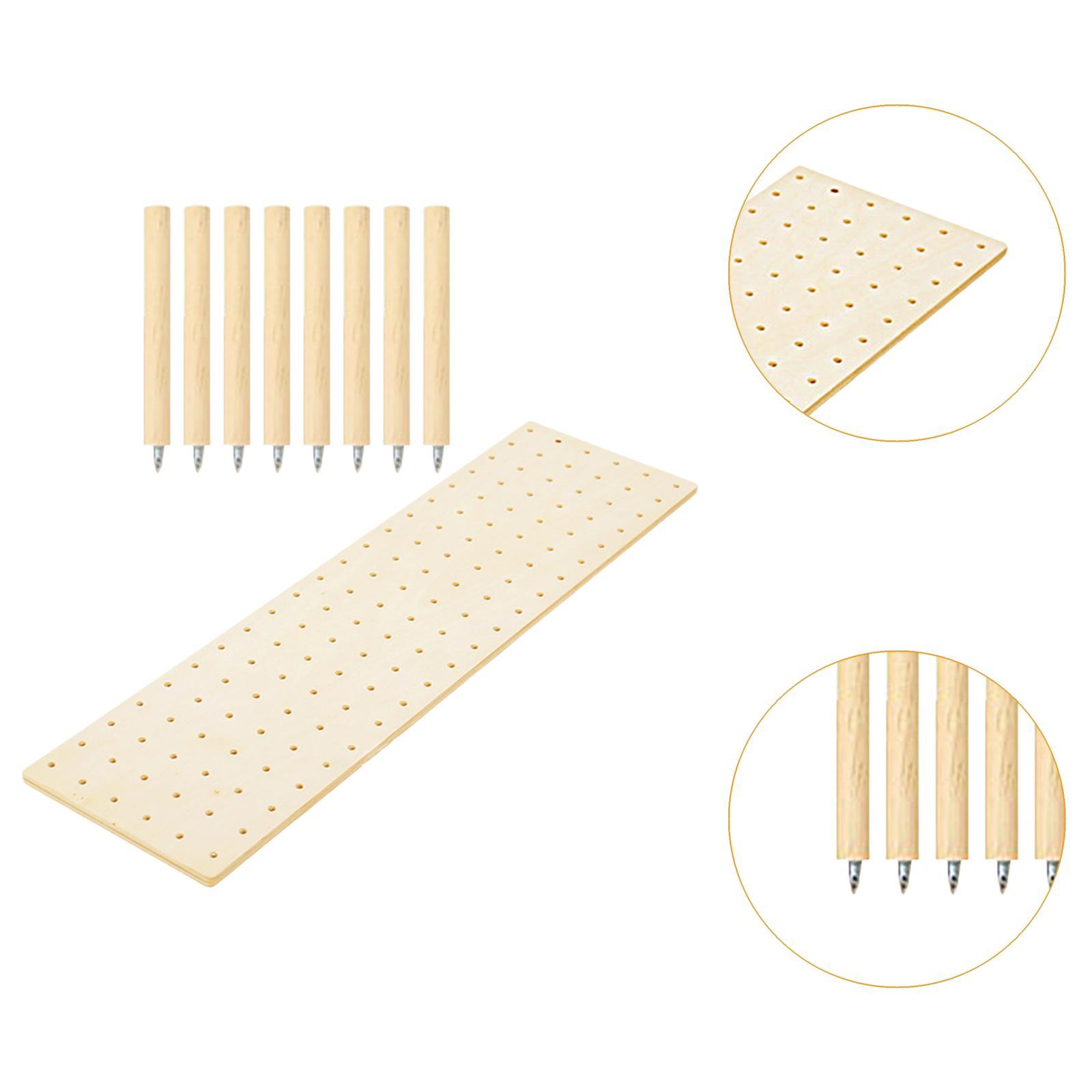 Wood Pegboard Drawer Organizer Peg Board System for Food Containers Cookware