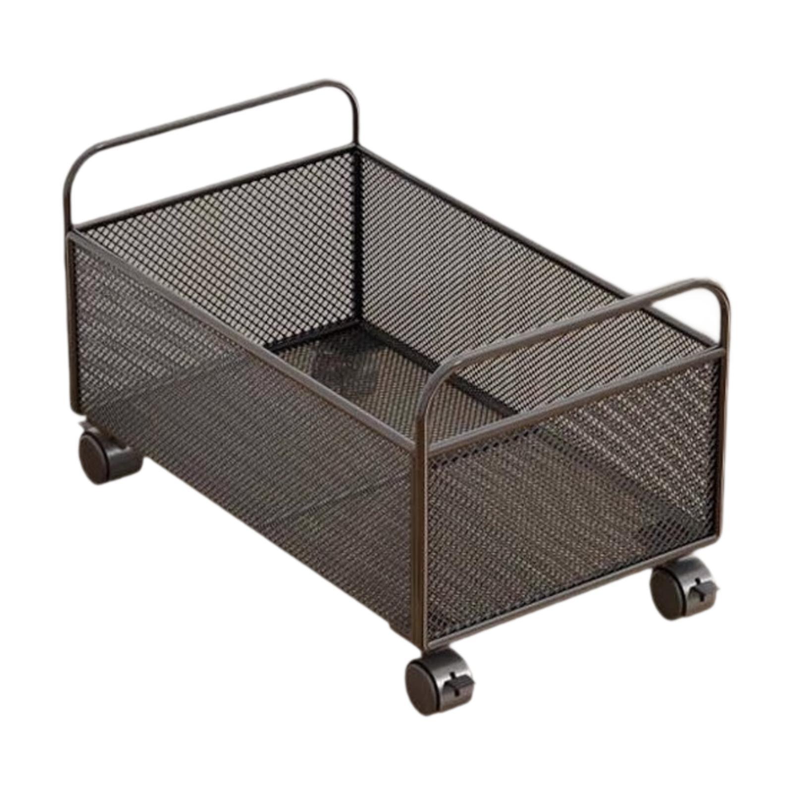 Mesh Rolling File Cart