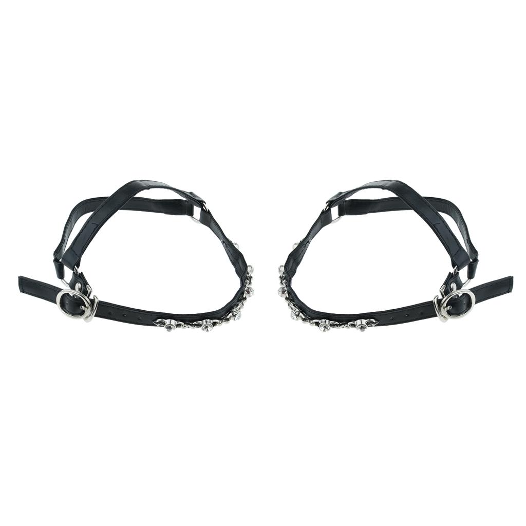 Detachable Shoe Straps Shoostraps To Hold Loose Heels, Wedges, Flat Shoes Black1