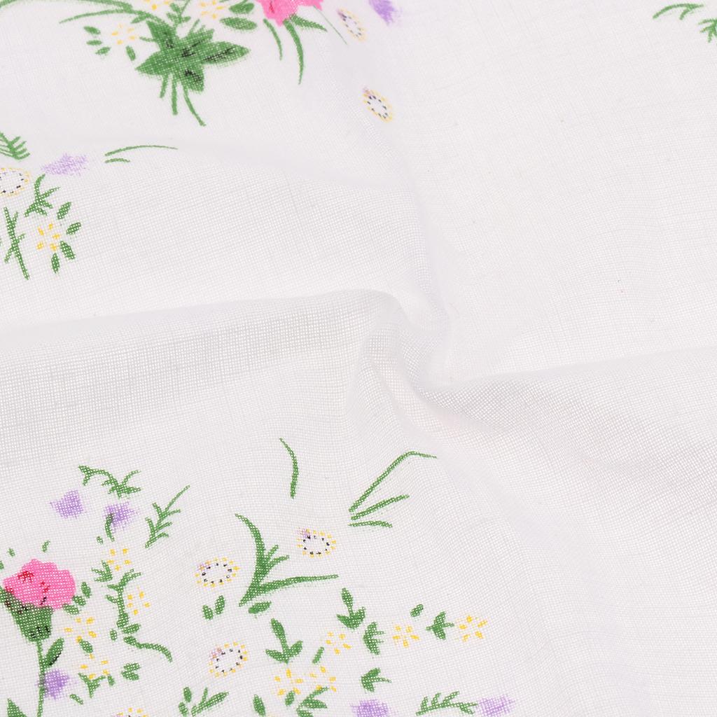 10pcs Womens Vintage Floral Cotton Handkerchiefs Wedding Party Bulk Pack