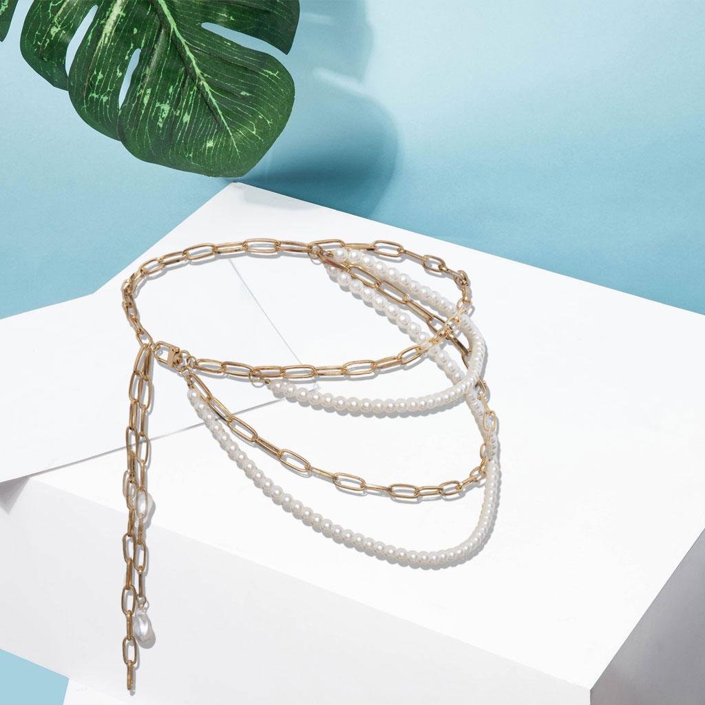 Rock Layered Waist Belt Summer Jeans Coat Dress Jewelry Body Long Chain