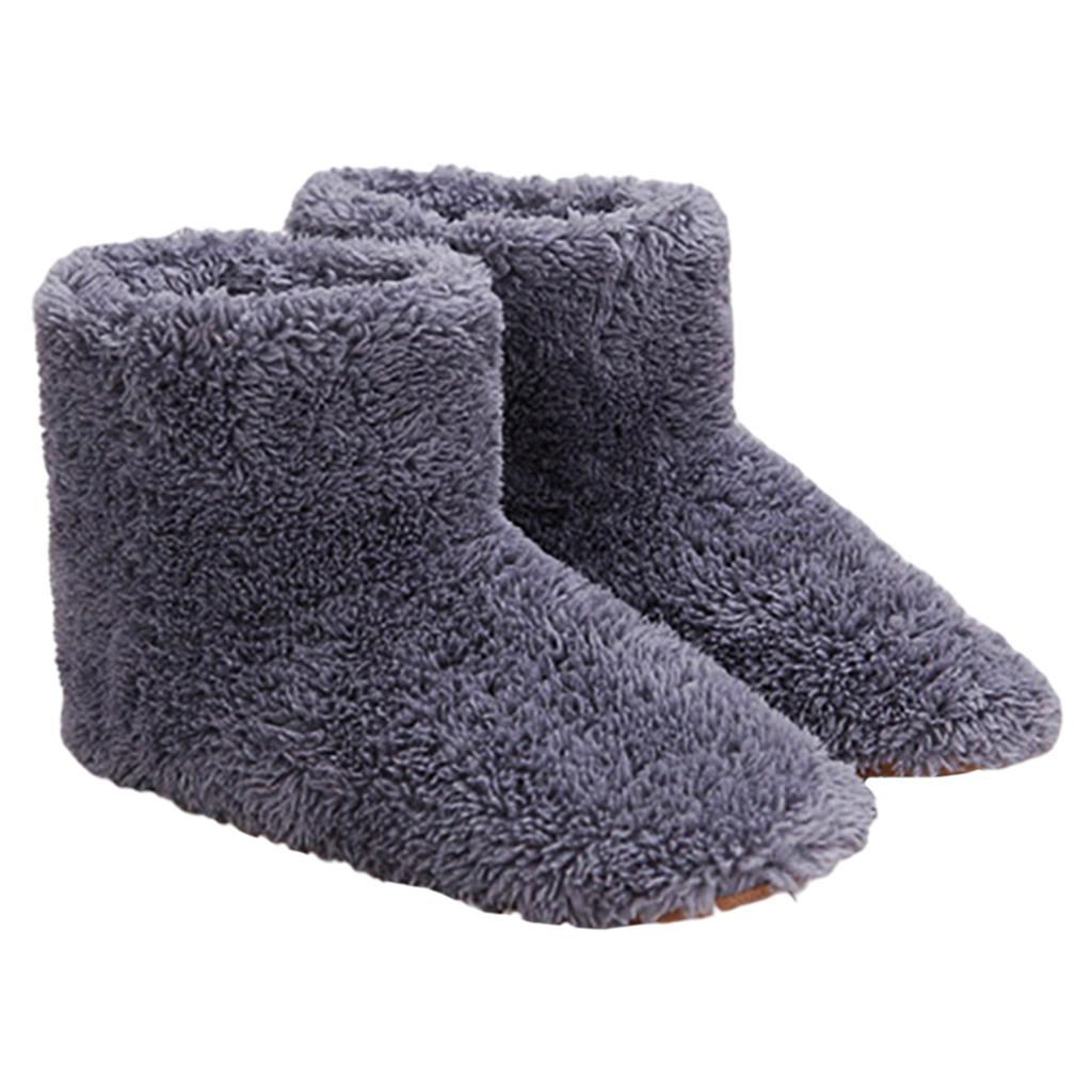 Heated Slipper Grey