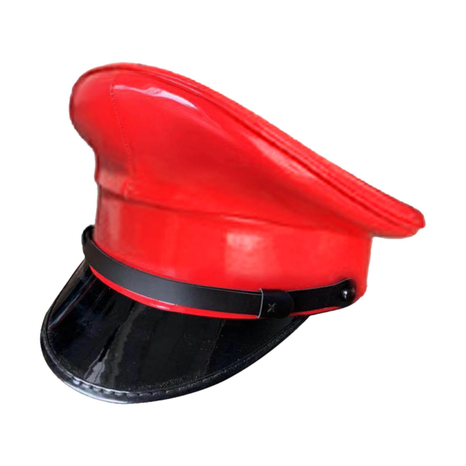 Captain Hat Faux Leather