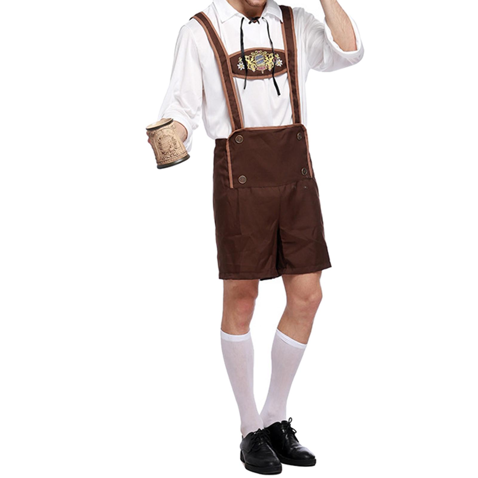 Male Costume Halloween Cosplay Beer Outfit Carnival Festival M