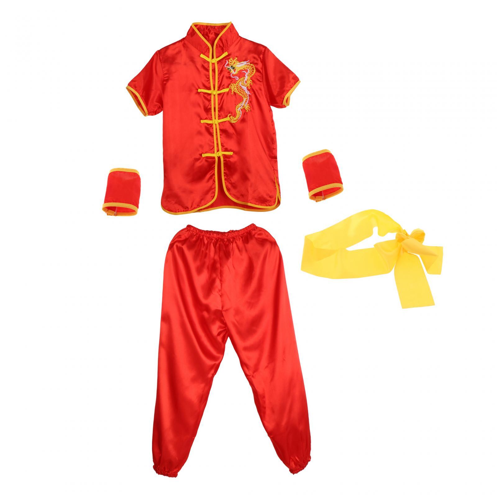 Wushu Costume Red 130