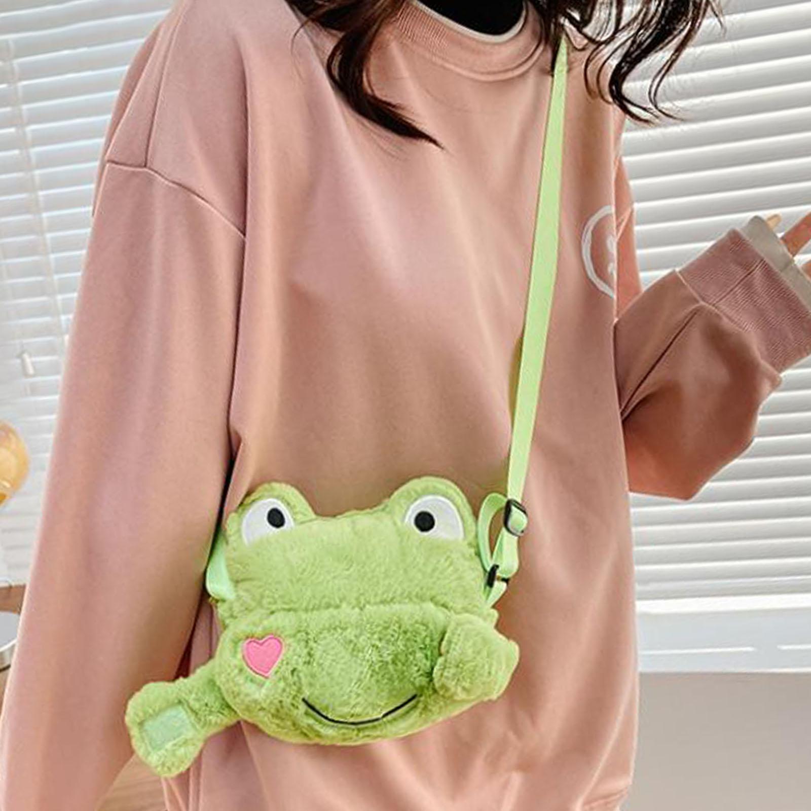 Frog Crossbody Bag Handbag Zipper Women Shoulder Bag for Summer Party
