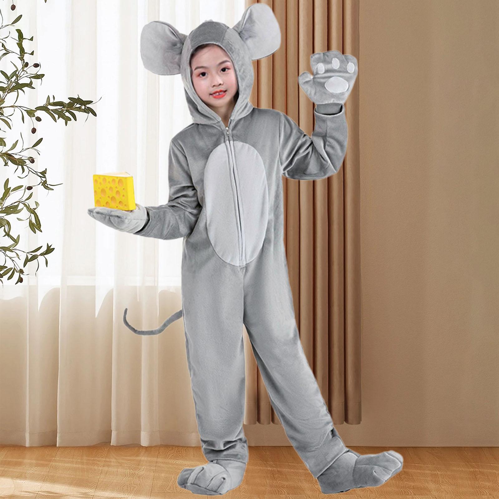 Kids Mouse Costume Children Holiday Jumpsuits for Holiday Halloween S