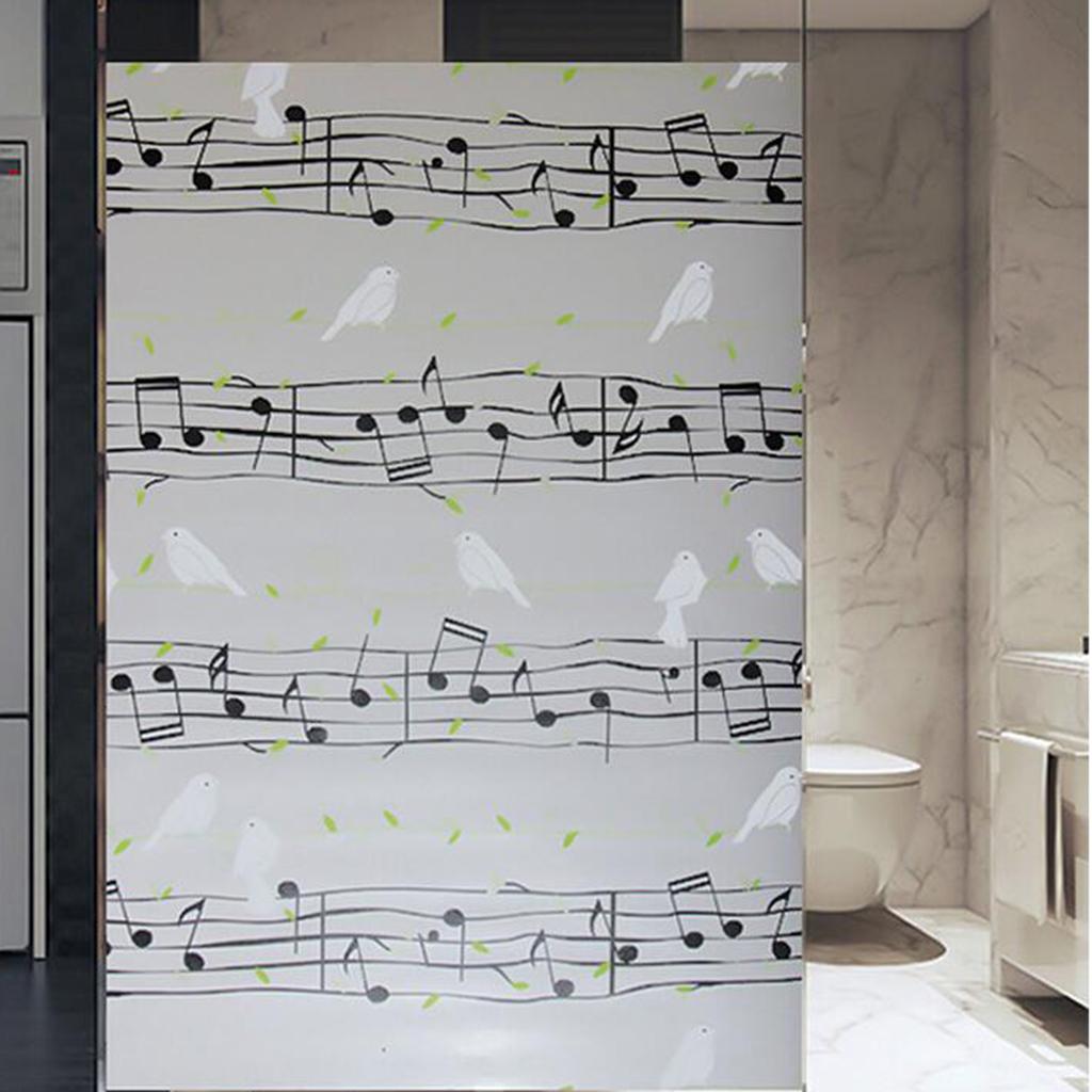 Self Adhesive 45X200cm Frosted Window Film For UV Rejection  Style 14