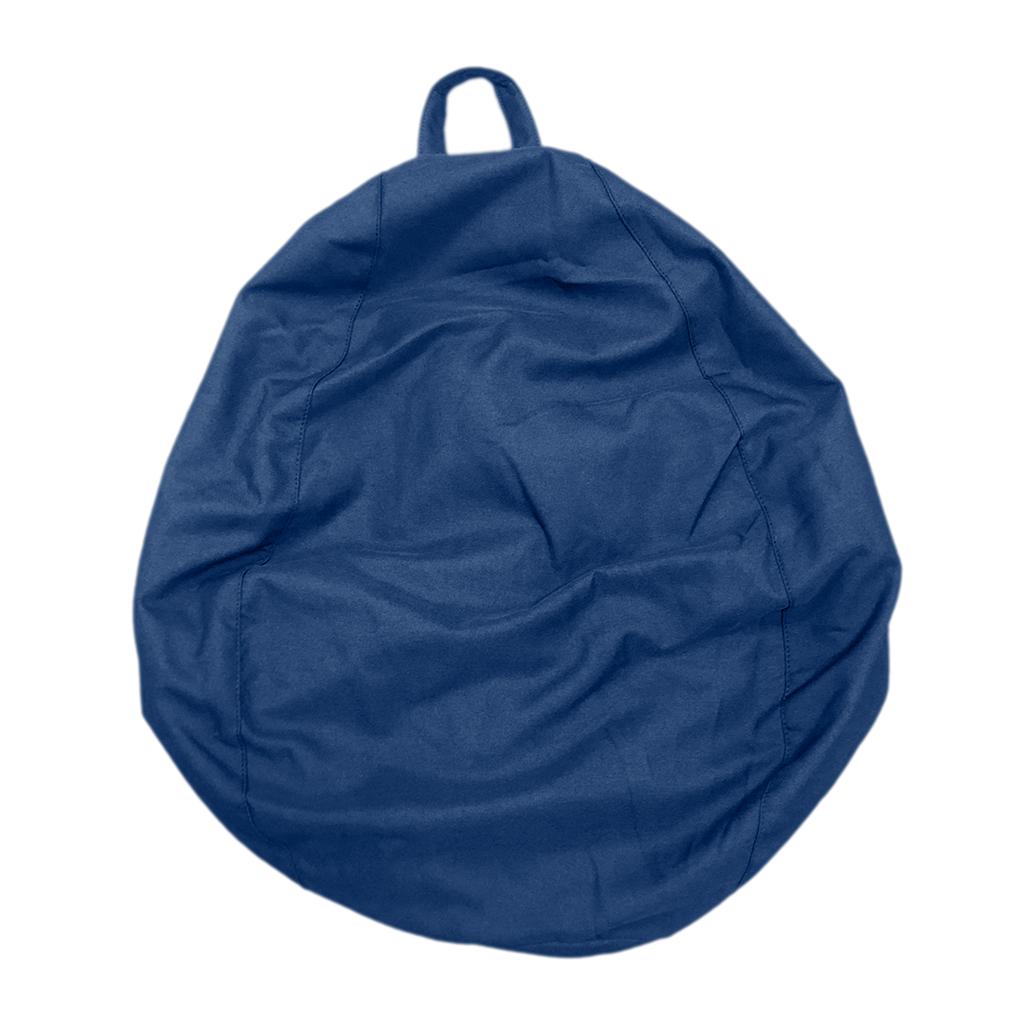 Beanbag Covers for Stuffed Animals 90*110cm Adult Size Dark Blue