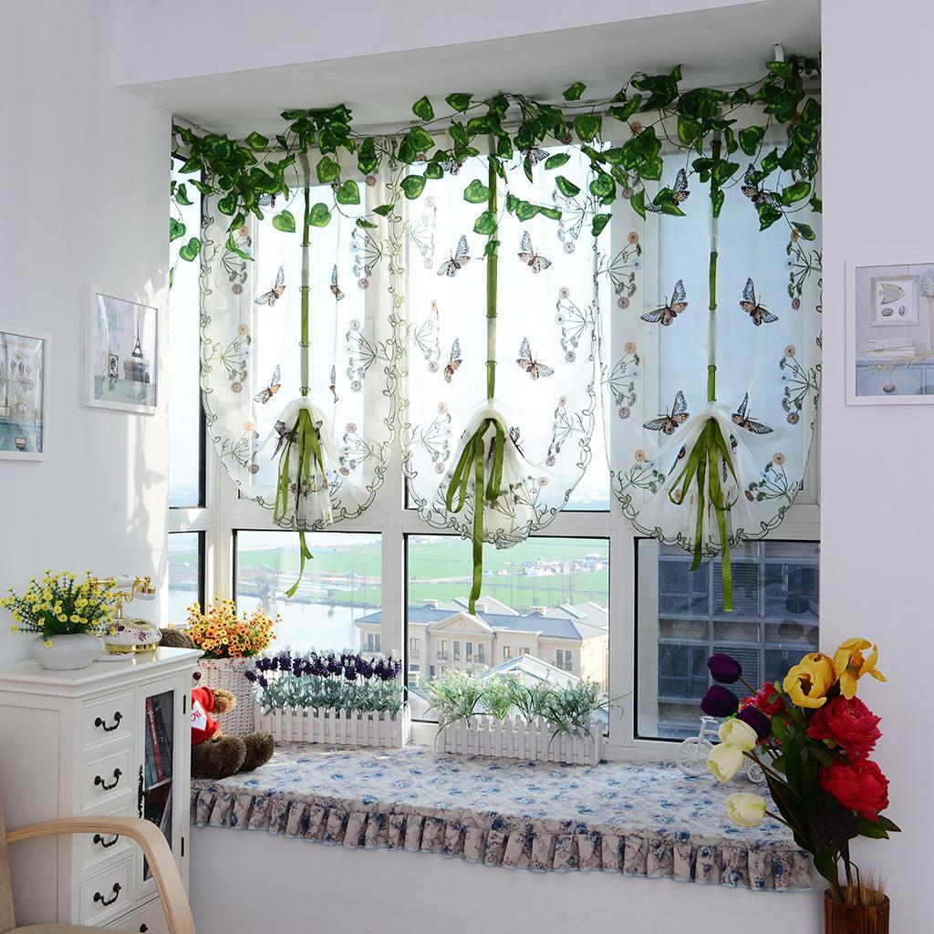 Küche Wohnzimmer Raffrollo Raffgardinen Gardinen Fenstergardine in | eBay