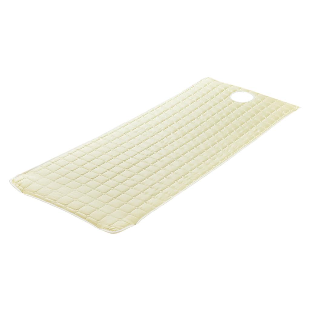 Non-slip Massage Table Sheet Cover with Elastic Band 190x80cm Beige