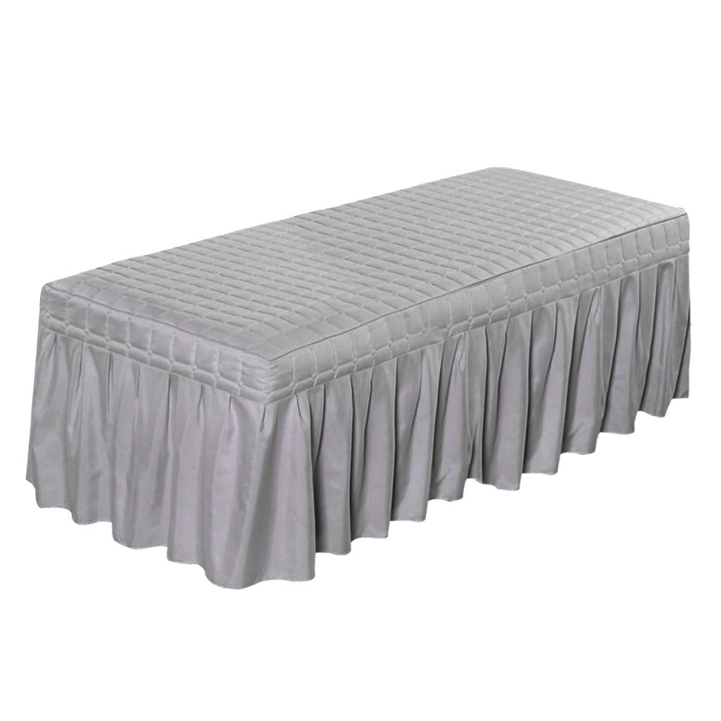 Cosmetic Linen Massage Table Skirt Beauty Bed Sheet Cover ...