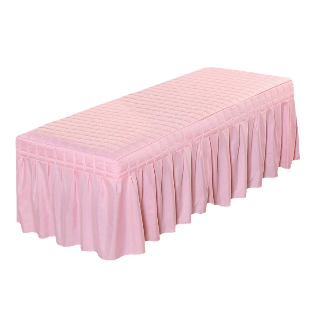 Massage Table Valance Sheet Pink