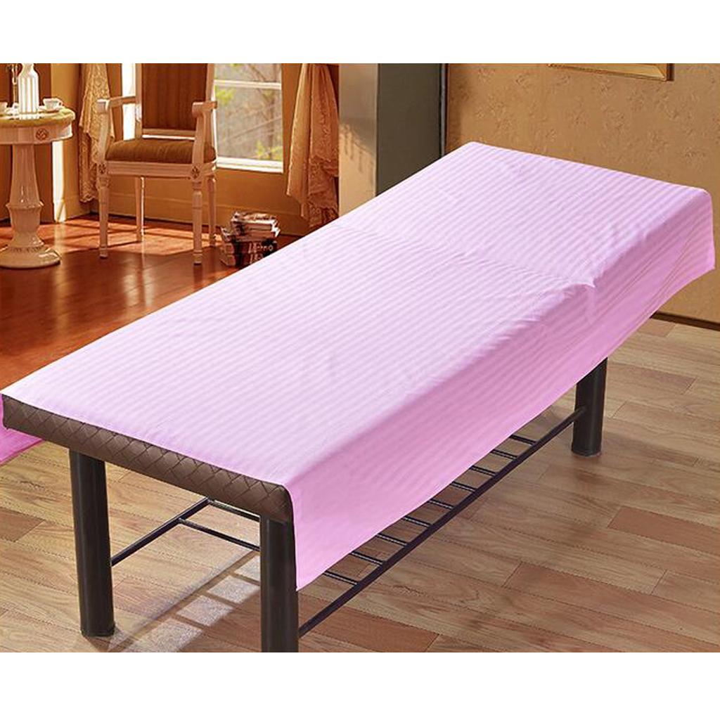 Hotel Massage Bed Sheet Cover with Face Breath Hole 29x79inch (Without Hole)