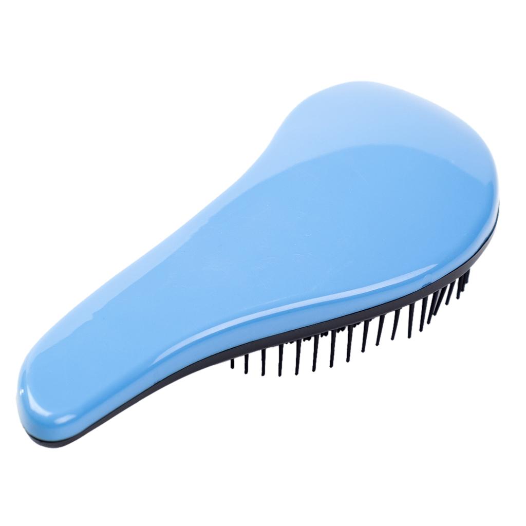 Hair Brush Detangling Comb Shower Hair Brush Salon Styling Hair Comb Blue