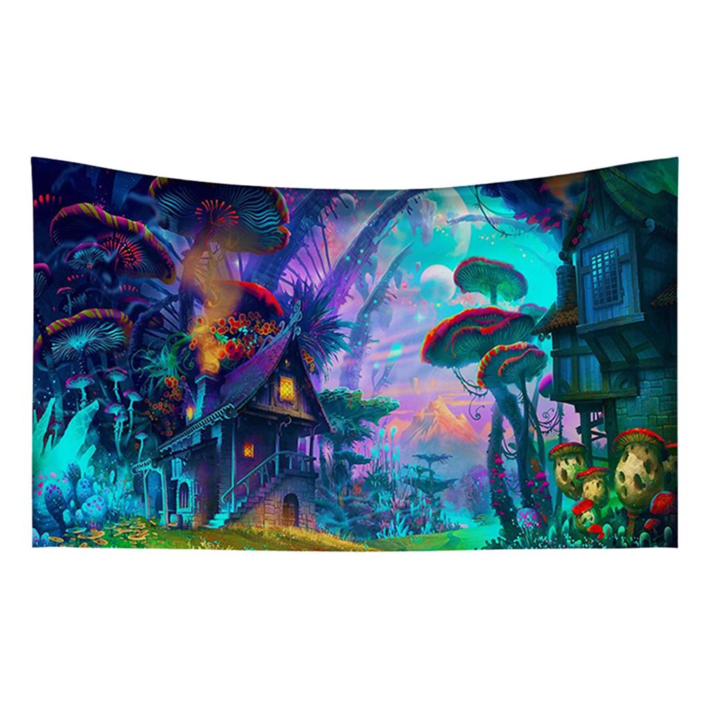 Magic Style 3D Printed Wall Hanging Tapestry Window Curtains 230 x 150cm