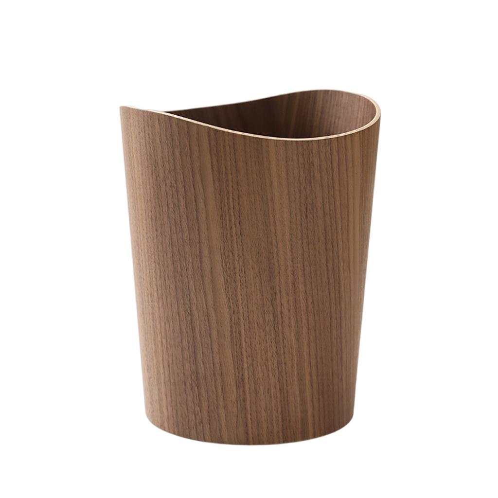 Trash Can Solid Wood