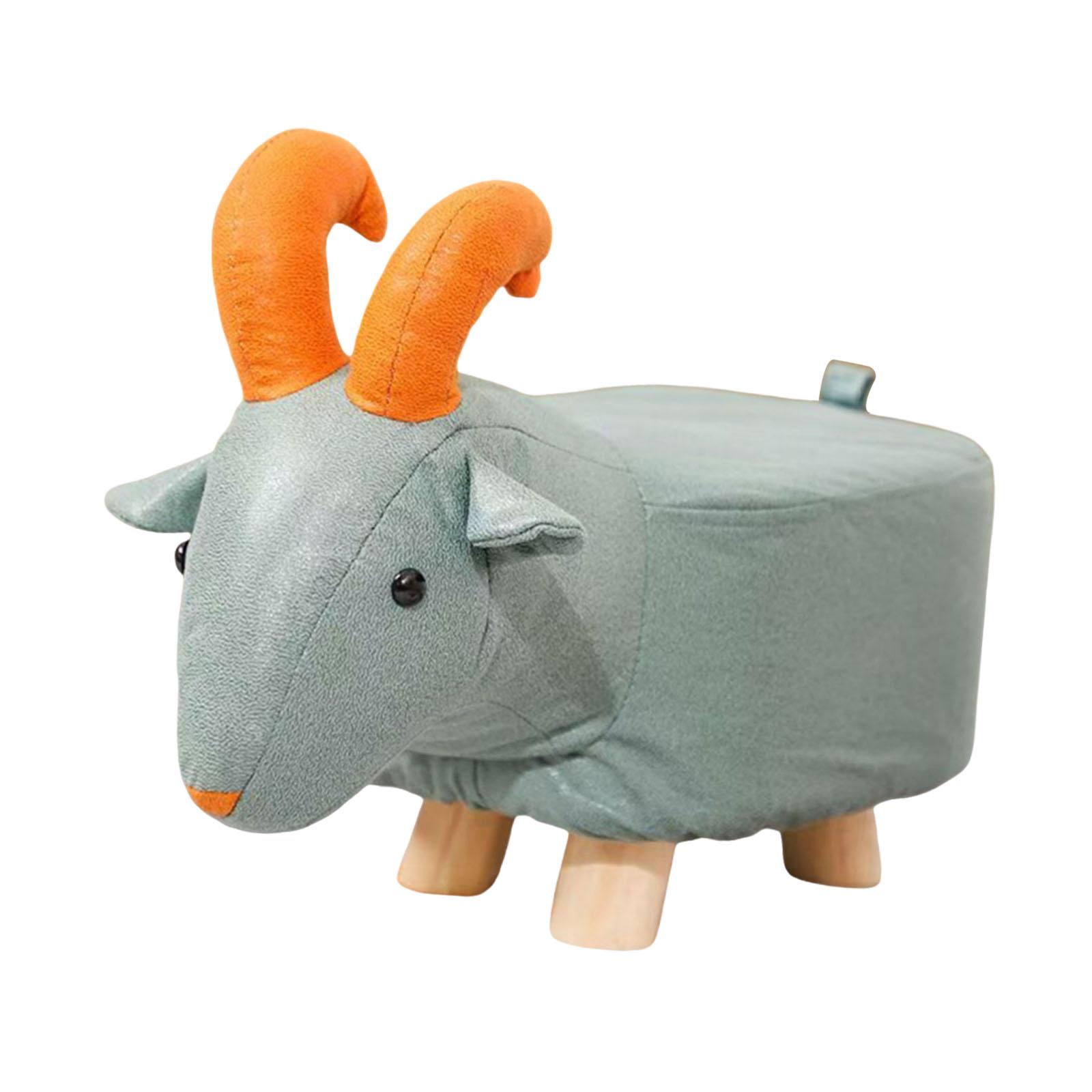 Wood Animal Footstool