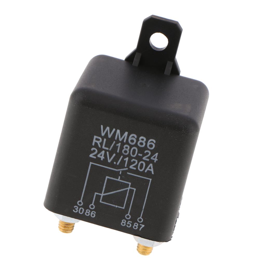 Relais De Séparation 4 Broches 12VDC 200A - Pour Voiture, Camion | Démarrage, Charge Batterie