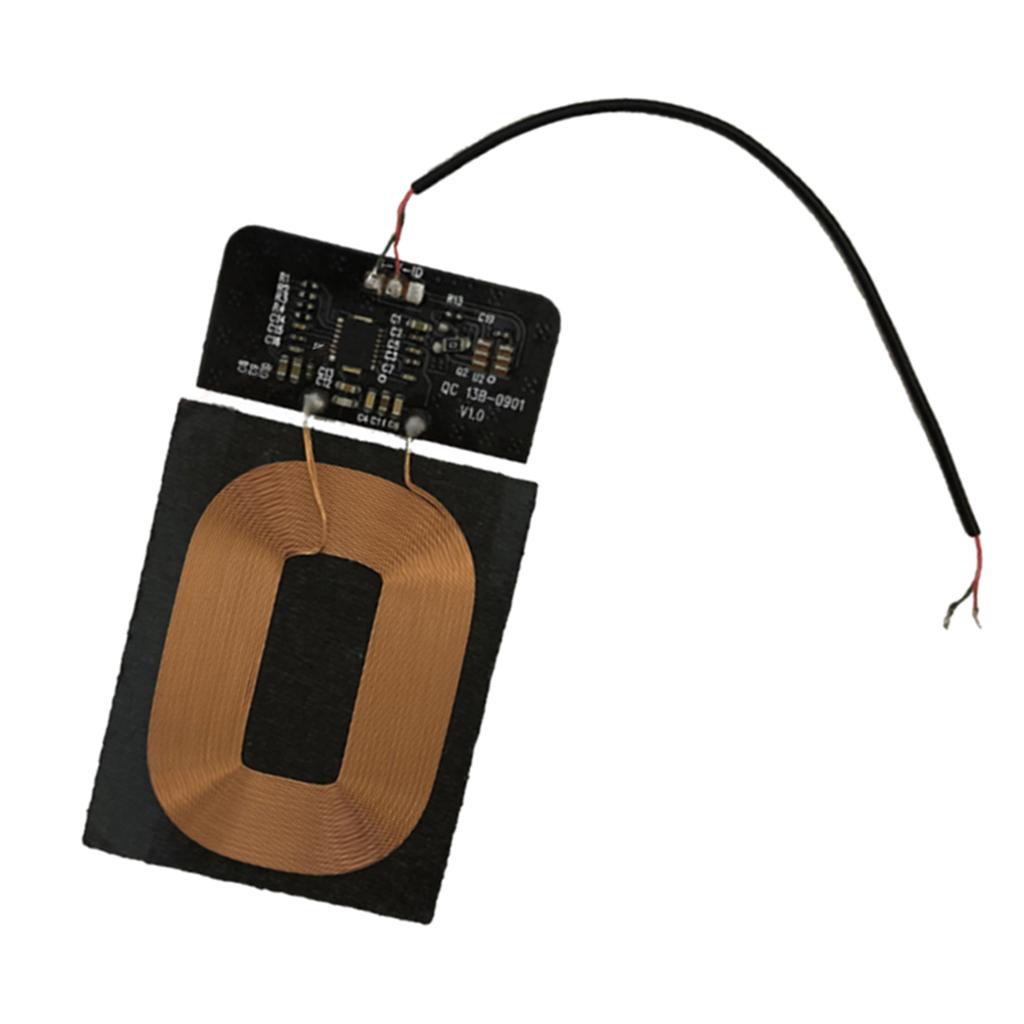 Imported TI PCB Circuit Board Wireless Charging Receiver Module Accs Black