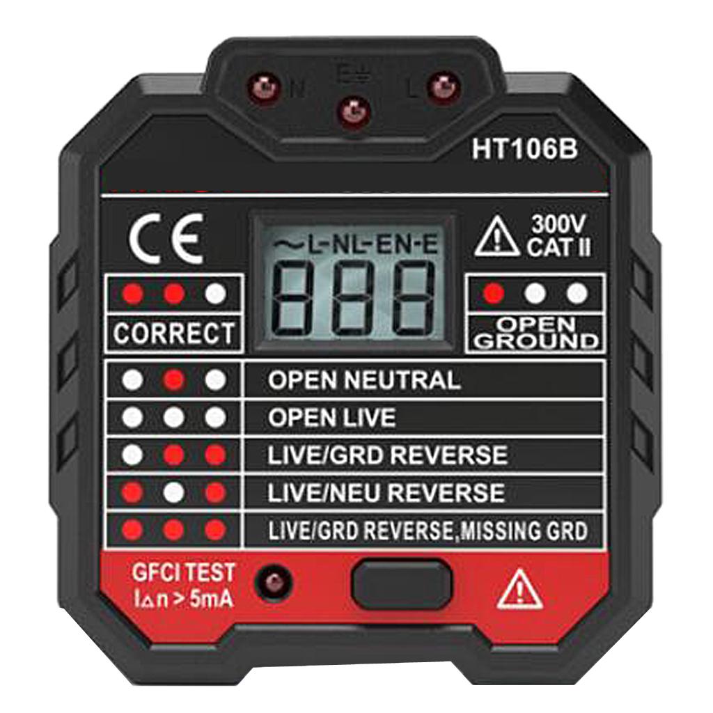 LCD Backlight Power Strom Tester Socket Board Meter Easy-carry HT106 B